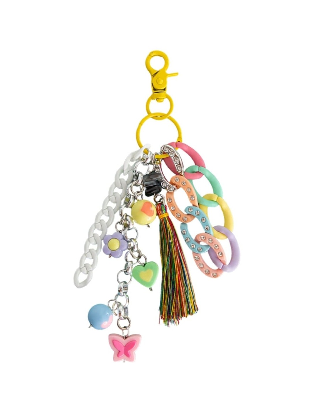 bijou de sac fantaisie multicolore