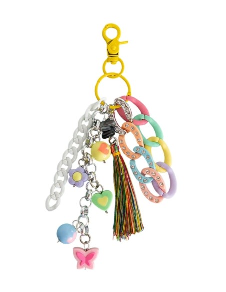 bijou de sac fantaisie multicolore