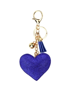 bijou de sac coeur rouge strass 2