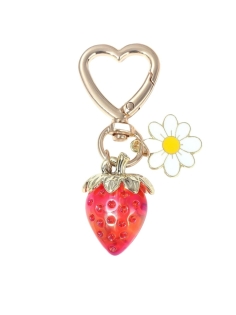 bijou de sac fraise doré