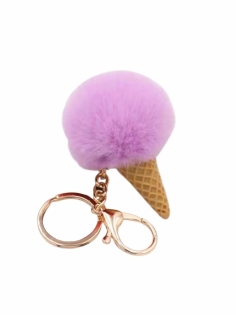bijou de sac glace en pompon