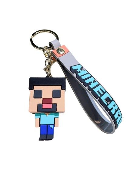 porte clé steve minecraft