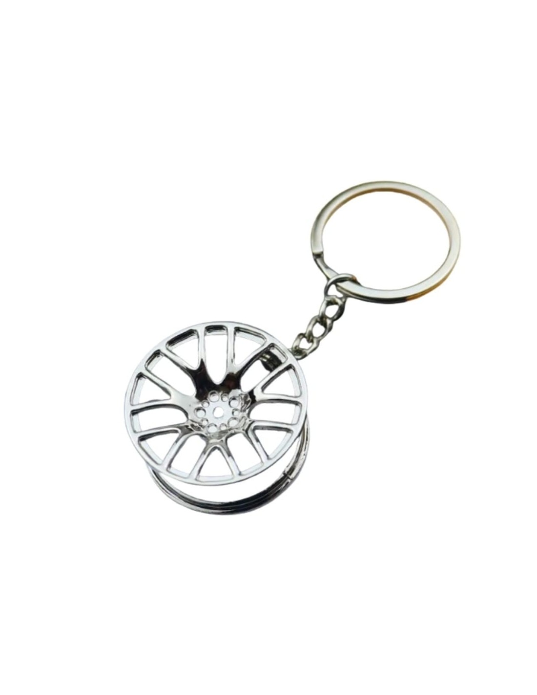 porte clé jante de voiture en metal