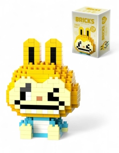 jeu de construction brique labubu jaune