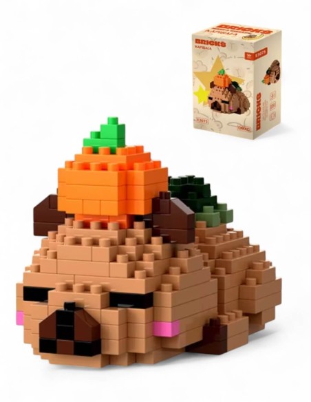 Jeu de construction en brique capybara