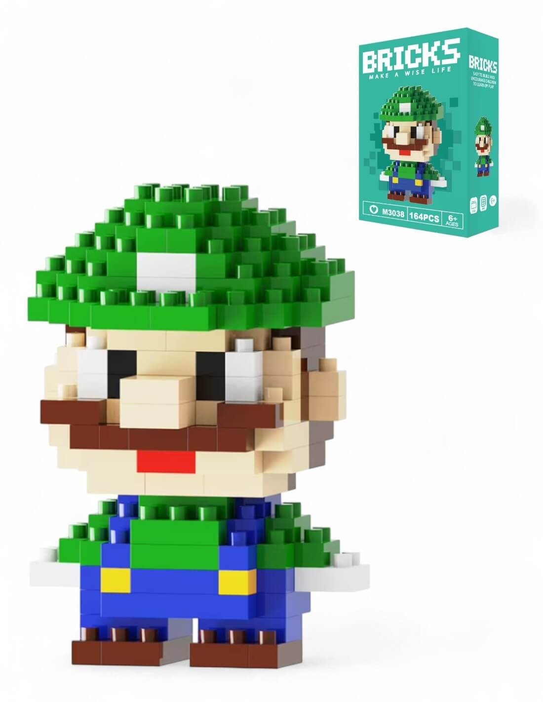 jeu de construction en brique luigi