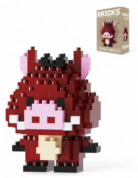 Jeu de construction en brique pumba livre de la jungle