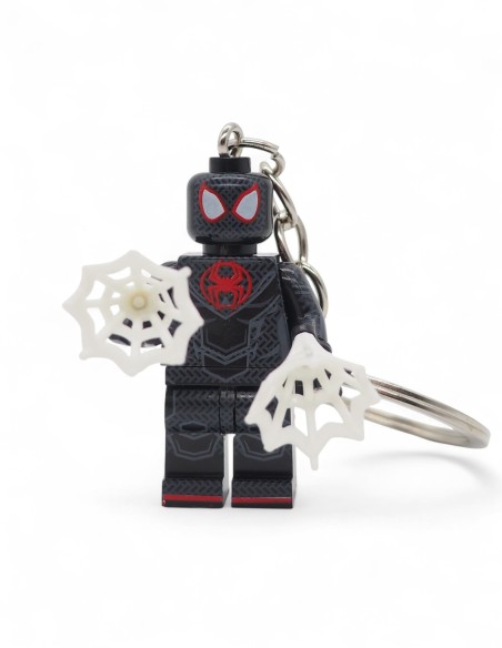 porte clé figurine spiderman miles morales toiles