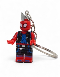 porte clé figurine spiderman spider punk