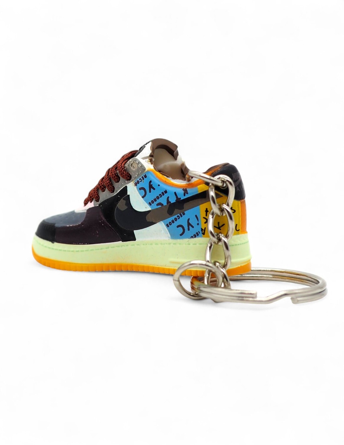 Porte-clé 3D Air Force 1 Travis Scott Fossil