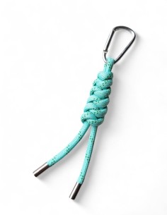 porte clé paracorde vert jaune rouge rasta 2