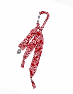 bijou de sac foulard bandana rouge