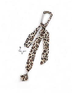 bijou de sac foulard leopard