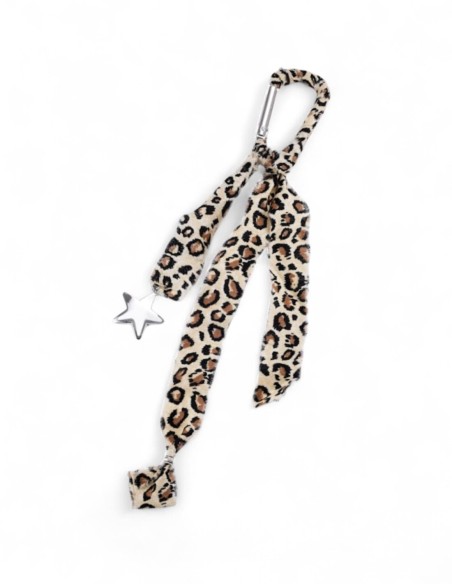 bijou de sac foulard leopard