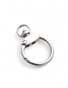 fermoir mousqueton pivotant metal doré 2