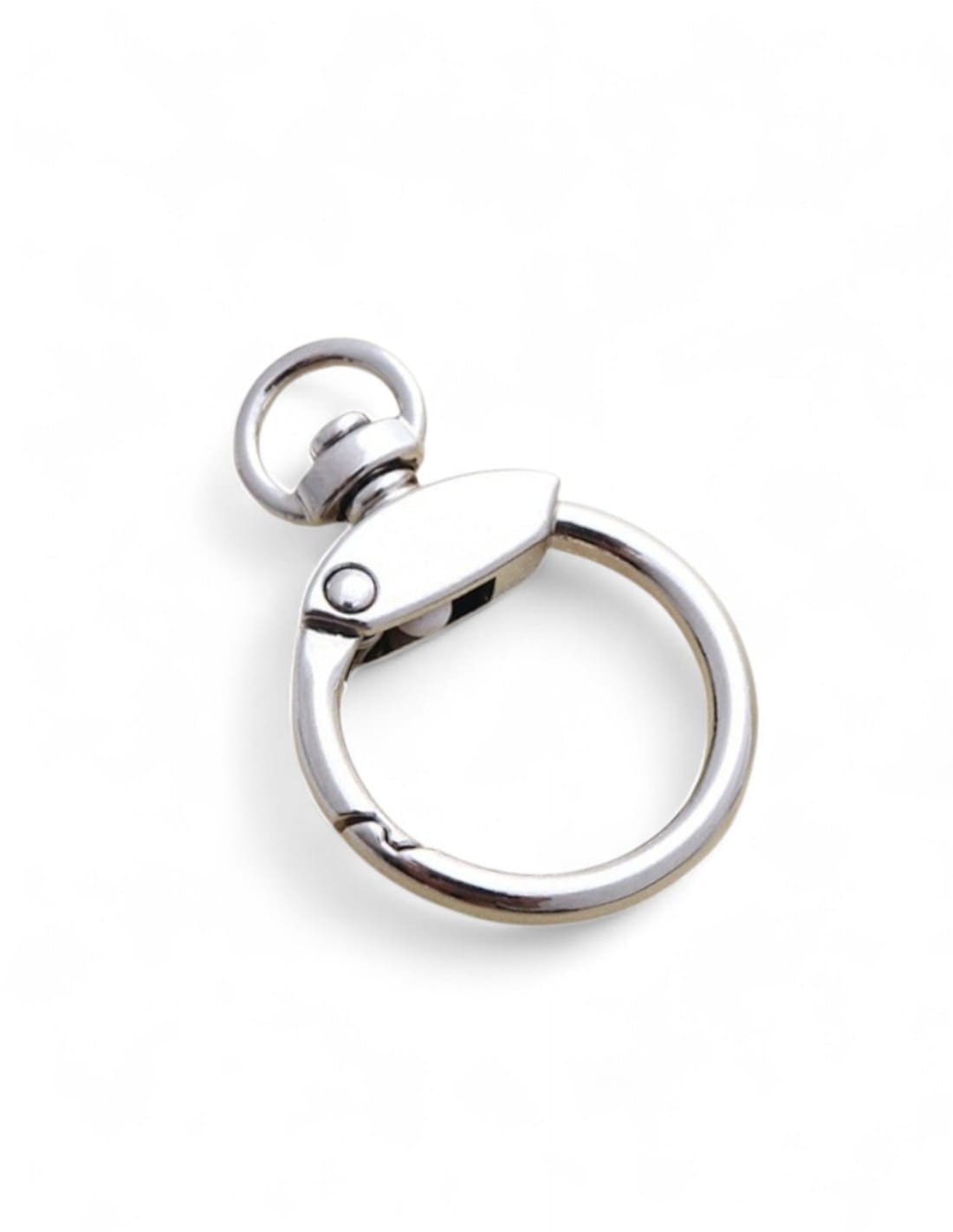 fermoir mousqueton pivotant metal doré