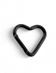 fermoir mousqueton coeur rose 2