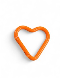 fermoir mousqueton coeur rose 2