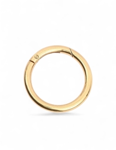 fermoir mousqueton metal doré