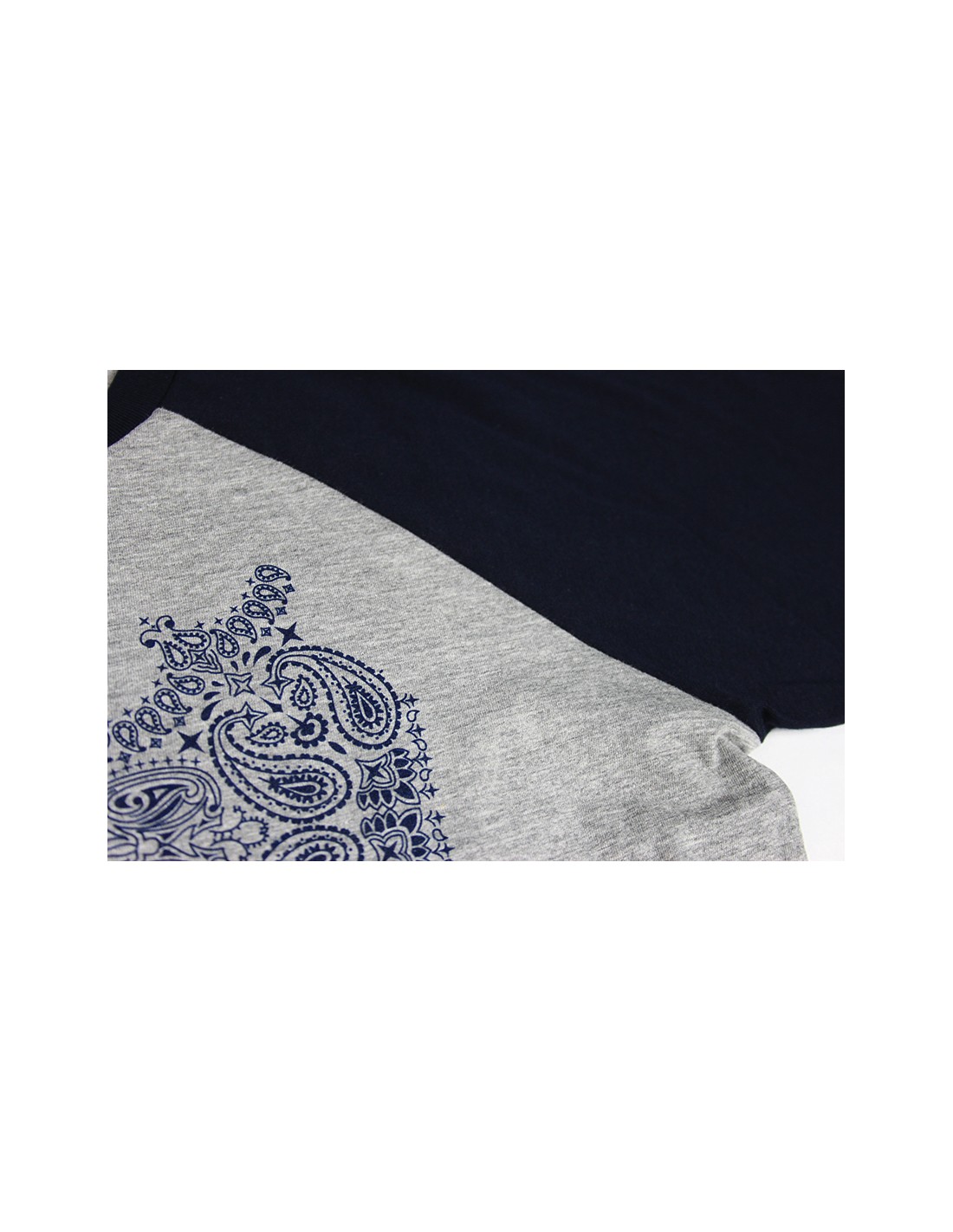 t-shirt motif paisley cachemire pour homme
