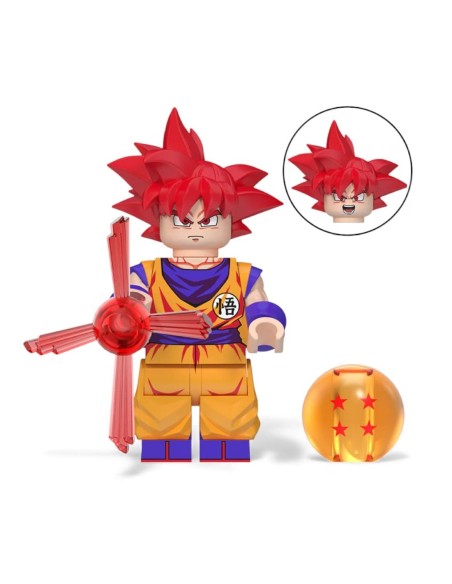 mini figurine sangoku super saiyan god dragon ball super