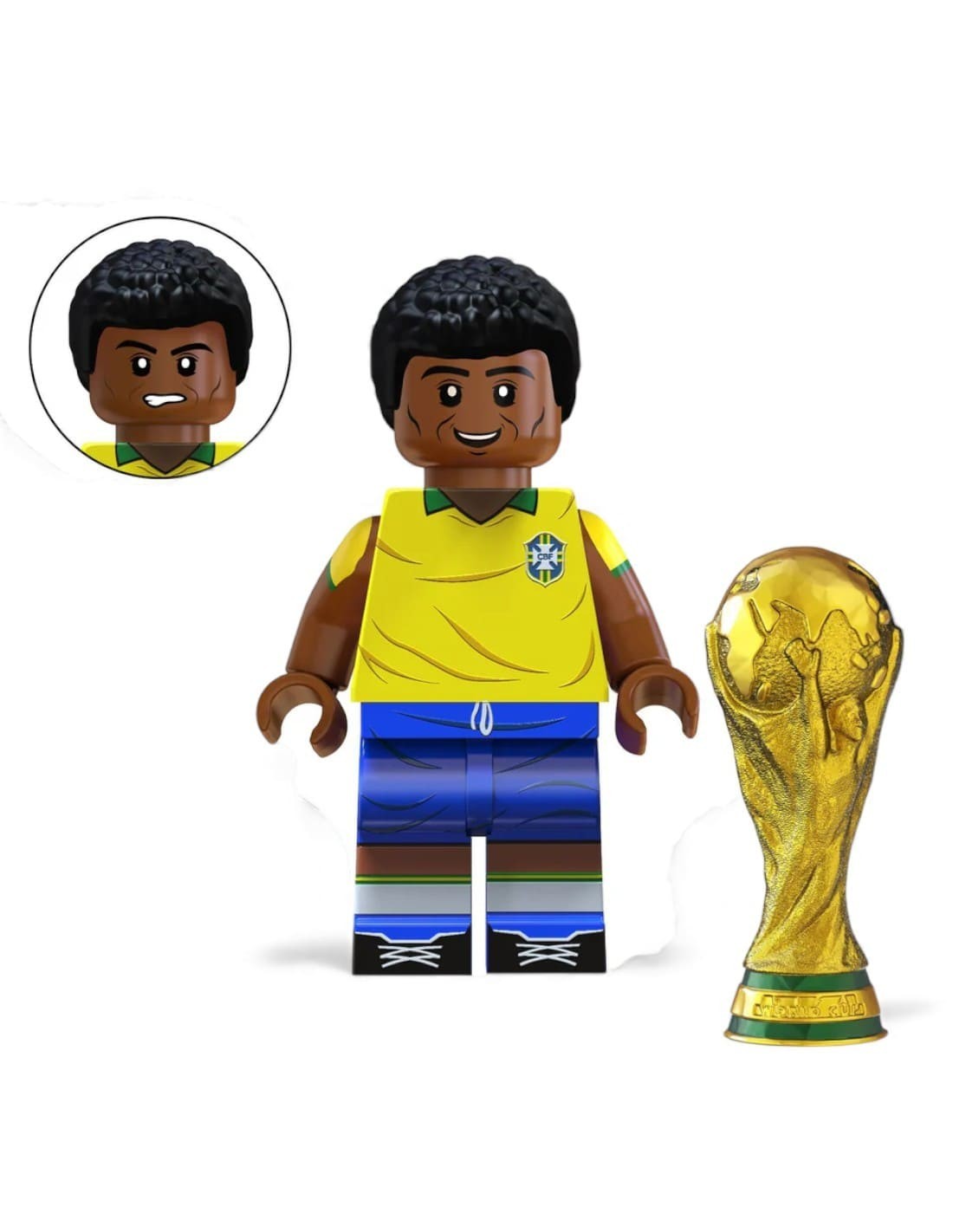 mini figurine pele brésil