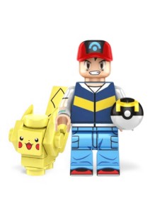 mini figurine sacha pikachu pokemon