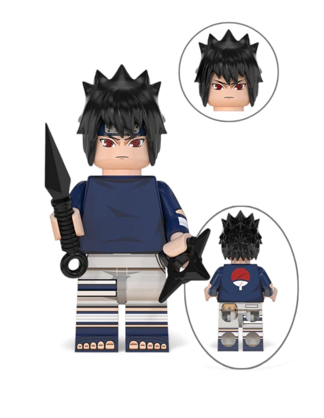 mini figurine sasuke enfant naruto