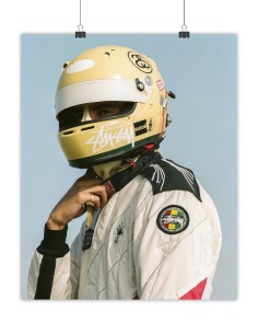 poster stussy evant clark racing
