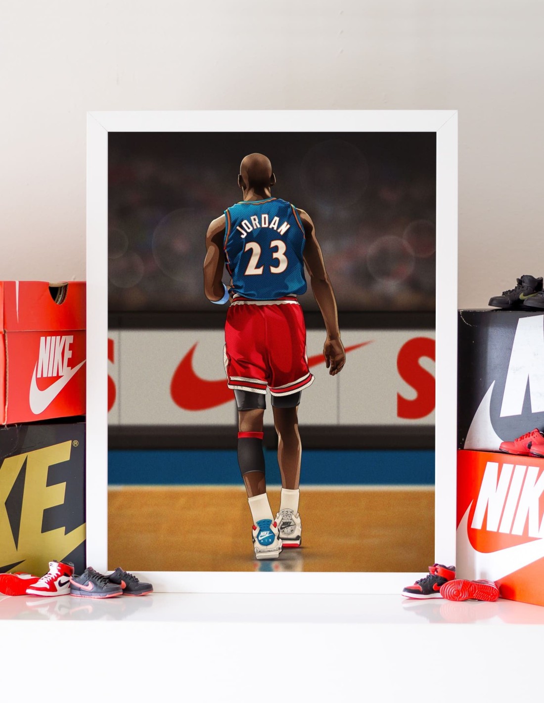 affiche michael jordan legacy basketball