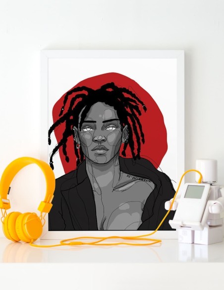 affiche rihanna art