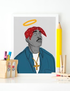 poster 2pac art 2