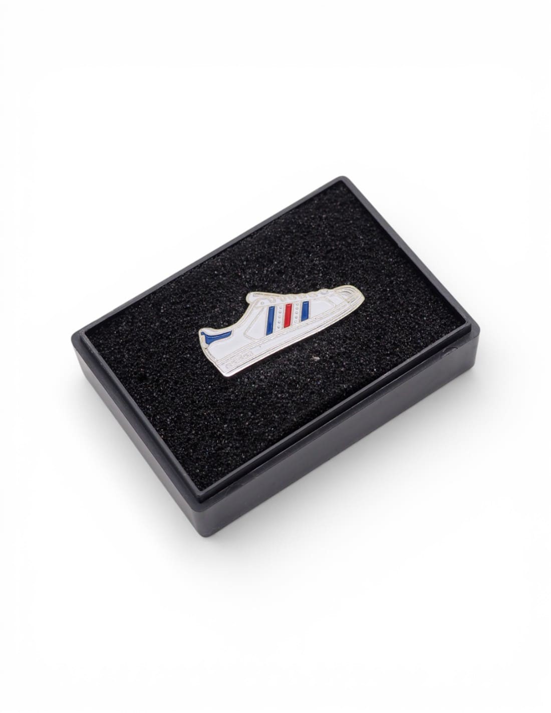 Pins Adidas Superstar bleu / rouge