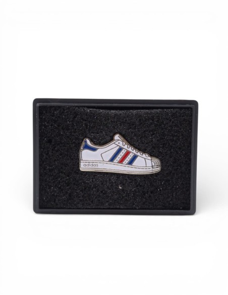 Pins Adidas Superstar bleu / rouge