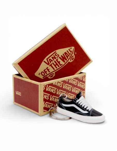 pack vans old skool porte clé mini boite