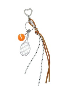 bijoux de sac tennis raquette et balle