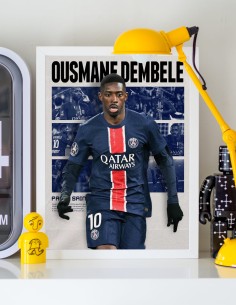 poster ousmane dembele psg 2