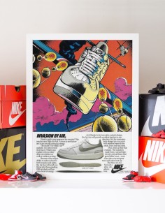 poster nike air midsole publicité comics 2