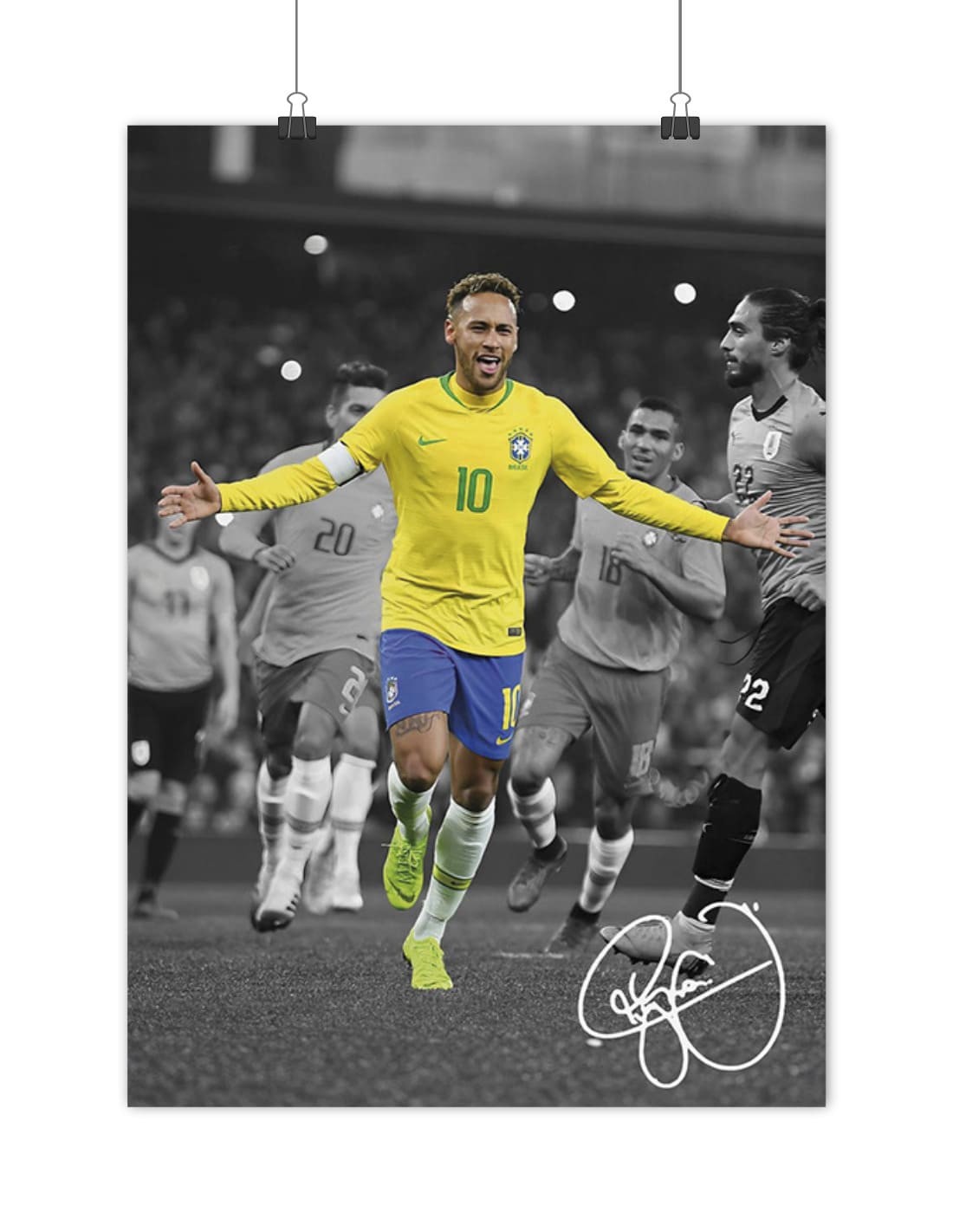 poster neymar jr brésil