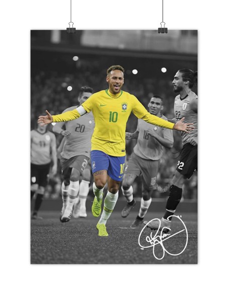 poster neymar jr brésil