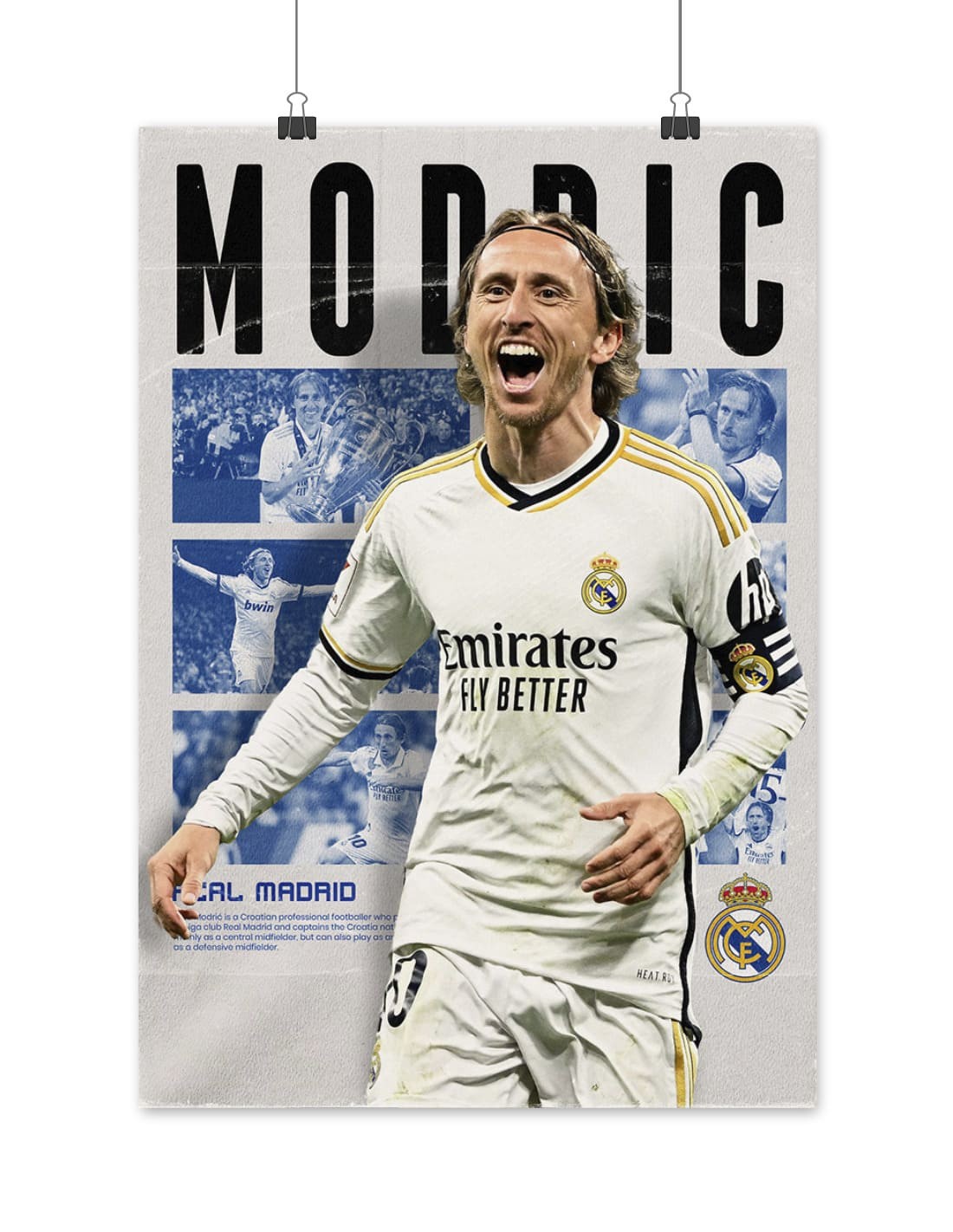 poster modric real madrid
