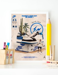 poster jordan 1 travis scott fragment cactus jack 2