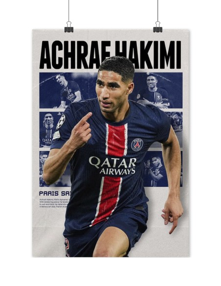 poster achraf hakimi psg