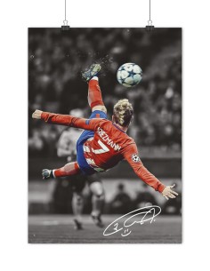 poster antoine griezmann atletico madrid match