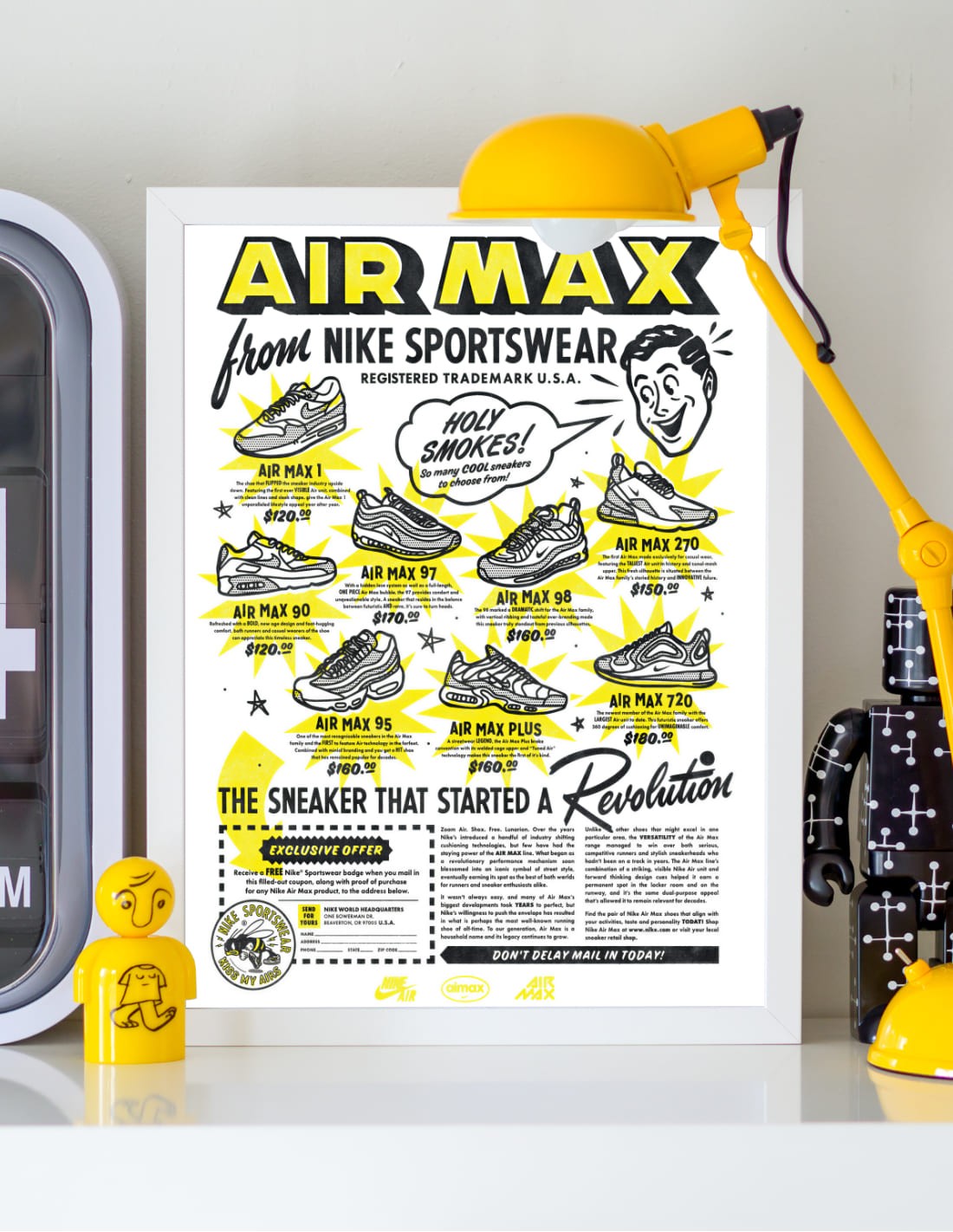 affiche air max nike pub retro
