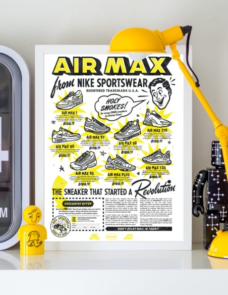 affiche air max nike pub retro
