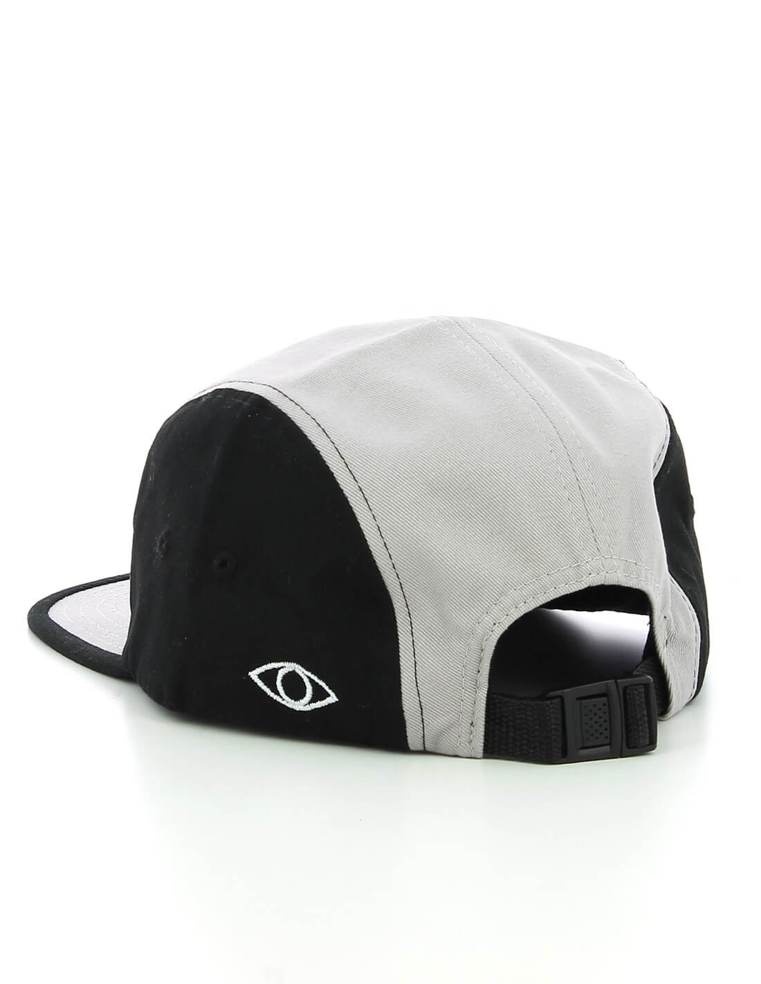 CASQUETTE 5 PANEL EYE NOIR GRIS