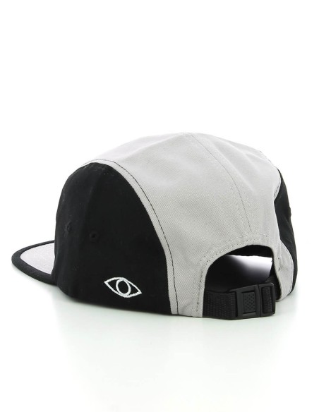 CASQUETTE 5 PANEL EYE NOIR GRIS