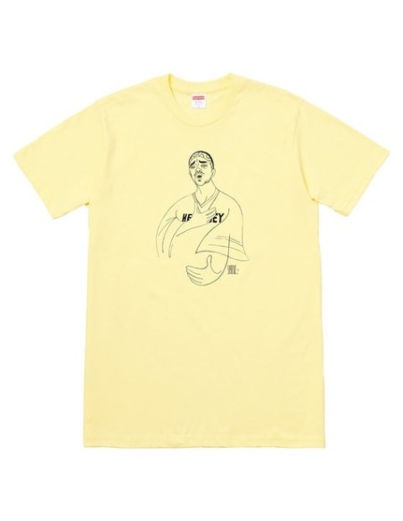 SUPREME PRODIGY TEE PALE YELLOW SS18