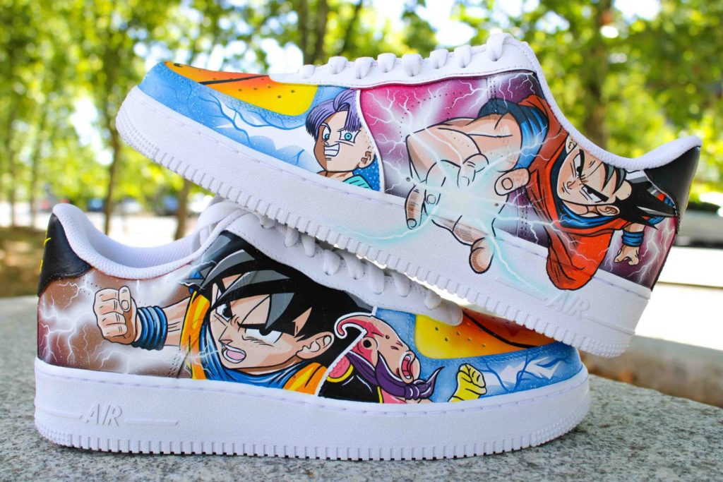 custom sneakers dragon ball